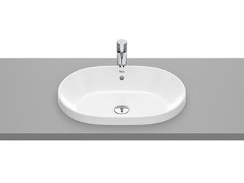 GAP Umywalka blatowa owalna 55x39 cm, z przelewem