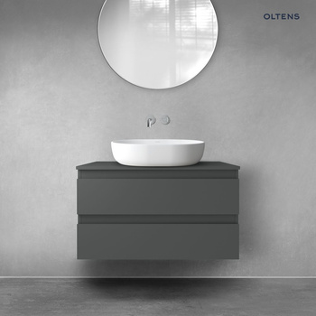 Oltens Vernal szafka 80 cm podumywalkowa wisząca grafit mat 60001400