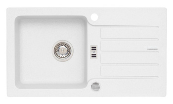 ALVEUS NIAGARA 30 zlewozmywak granitowy biały  1123011