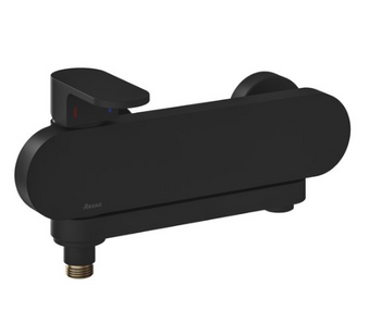 Ravak Bateria wannowa Ravak naścienna Chrome CR I 022.20BL czarny mat X070431