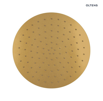 Oltens Vindel deszczownica 30 cm okrągła złoto szczotkowane 37006810