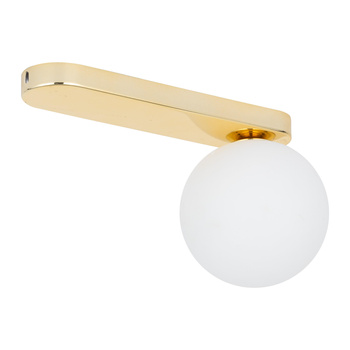Złota pojedyncza lampa o eleganckim wyglądzie 6W LED BIANCA 4698