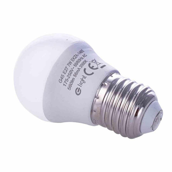 Żarówka LED 7W E27 G45. Barwa: Ciepła
