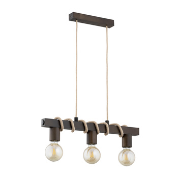 Rustykalna lampa KALIPSO 62249 podwieszana 3-punktowa