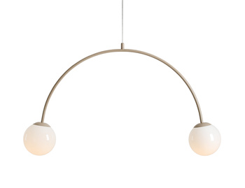 LAMPA WISZĄCA UNA 2 BEIGE