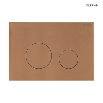 Oltens Lule przycisk spłukujący do WC miedź szczotkowana 57102610