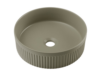 Umywalka nablatowa ceramiczna Zielony Mat 36cm BEYOND 2 OLIVER GREEN ( E-6565 ) Comad