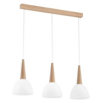 Potrójna lampa wisząca BERA 62208 z kloszami