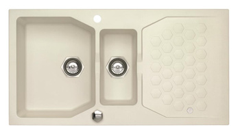 ALVEUS SENSUAL 70 zlewozmywak granitowy biały  4307011