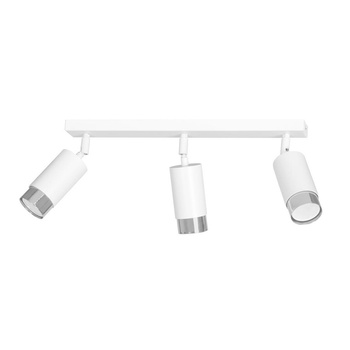 Biała listwa oświetleniowa SPOT 3x30W chrom GU10 62cm 962/3 HIRO 3