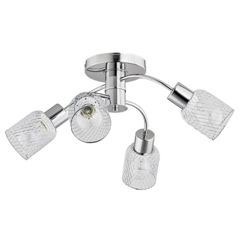 Lampa sufitowa plafon chrom  Dynamo 4xE14
