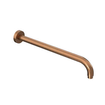 Ramię prysznicowe ścienne 40 cm okrągłe, miedziany szczotkowany