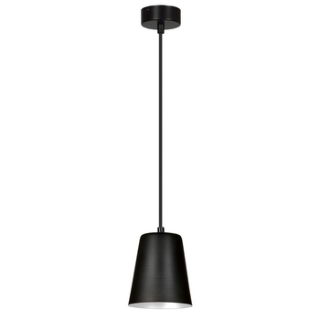 Czarna lampa z białym środkiem E27 60W 14cm 396/1 MILARGO 1