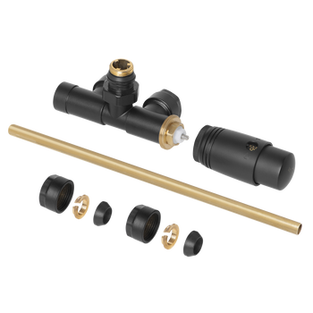 ZESTAW DO DOLNEGO PODŁ. ZESPOLONY JEDNOOTWOROWY DUOPLEX CZARNY PROV