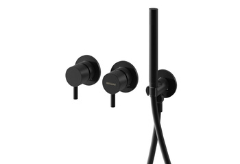 Bateria wannowo-prysznicowa podtynkowa Axel Black QW260AB