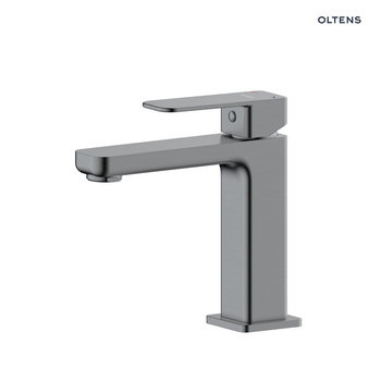 Oltens Hadsel bateria umywalkowa stojąca grafit 32204400