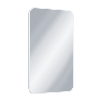 Lumiro lustro łazienkowe 120x80 cm prostokątne, oświetlenie LED mata grzewcza, rama akrylowa