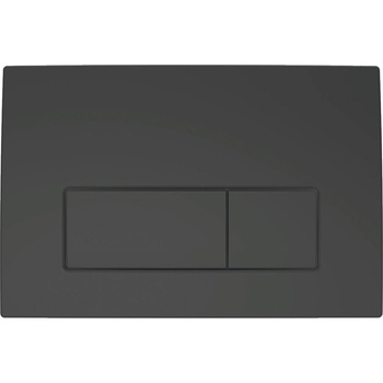 Przycisk uruchamiający GEBERIT Delta50 prostokątny czarny mat 246 x 164 x 23 mm | 115119141
