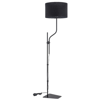 Lampa stojąca 9259 GLORI z abażurem CZARNA
