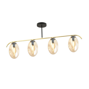 Plafon lampa sufitowa z 4 kloszami FINES 4 BL MIODOWY 1281/4