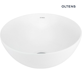 Oltens Jagala umywalka 32x32 cm nablatowa biała 40317000