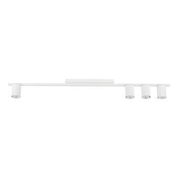 Minimalistyczna lampa sufitowa z białą obudową 4xGU10 LOGAN 4571