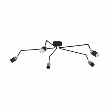Lampa sufitowa JOKER BLACK 5xGU10