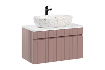 Zestaw meblowy 80cm z umywalką nablatową Iconic Rose – SET -ICR B 80 CM LILI-MW21