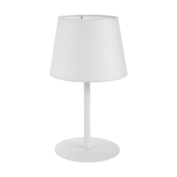 Lampa nocna z abażurem E27 biały MAJA 2935 TK Lighting