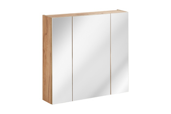 Szafka z Lustrem 80cm 3 Drzwi CAPRI OAK 843A FSC