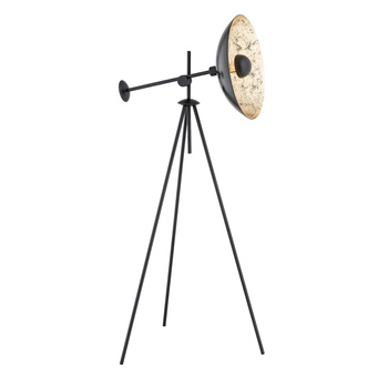 Astralna lampa stojąca PASSADENA CZARNA