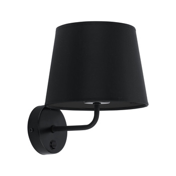 Kinkiet klasyczny do sypialni E27 czarny MAJA 1884 TK Lighting