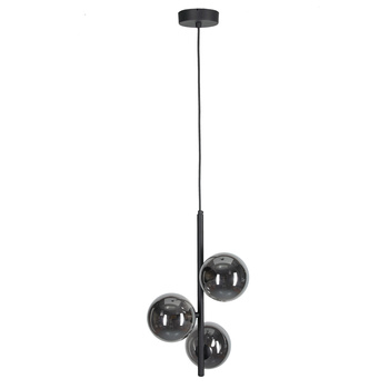 Klasyczna czarna lampa wisząca 3 kule 6W ESTERA 5767