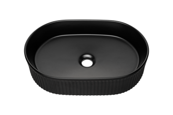 Umywalka nablatowa ceramiczna Czarny Mat 48cm BEYOND 5 BLACK ( E-6564 ) Comad