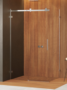 Kabina prysznicowa 110x90x200 – Chrom, szkło 8 mm (EXK-5284) | New Trendy