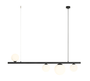 LAMPA WISZĄCA GARDA 4 BLACK