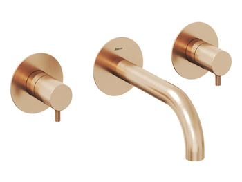 Ravak Bateria umywalkowa podtynkowa Ravak Espirit ES 019.60RGB.O1 szczotkowane różowe złoto X070350