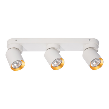 Andy Spot 3xGU10 Biały + Złoty