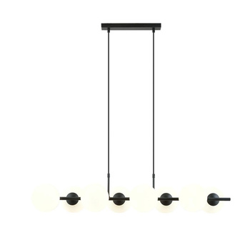 Lampa wisząca białe szklane klosze 8-punktowa RORY 1205/8