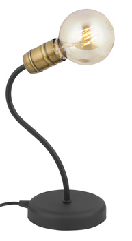 LUCE lampka gabinetowa czarna patynowana 1880