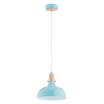 Skandynawska lampa z kloszem SOLO GEM 61315 BŁĘKITNA