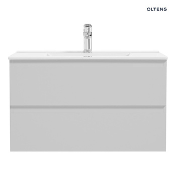 Oltens Vernal umywalka z szafką 60 cm szary mat 68000700