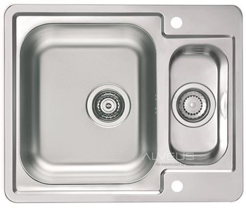 ALVEUS LINE MAXIM 50 zlewozmywak stalowy satynowy 1085957