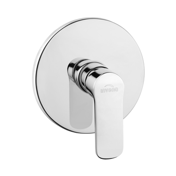 BATERIA PODTYNKOWA 1-F SIROS CHROM, ROZETA OKRĄGŁA