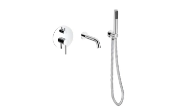 Bateria wannowa podtynkowa 3-punktowa Veo chrom