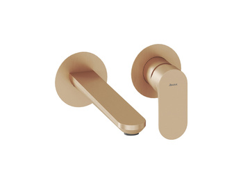 Ravak Bateria umywalkowa Ravak podtynkowa Eleganta EL 019.20RGB do R-box dwuczęściowa szczotkowane różowe złoto X070366