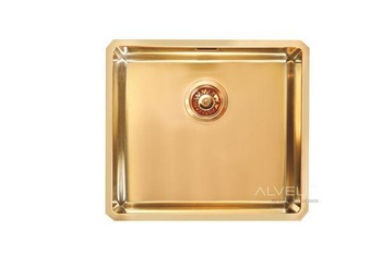 ALVEUSQUADRIX 30 zlewozmywak stalowy MONARCH złoto  1103319