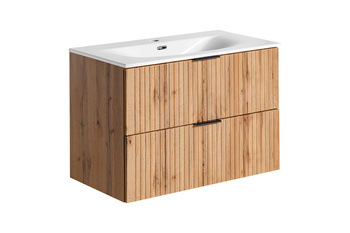 Zestaw meblowy 80cm z umywalką meblową SKY Adel Oak – SET -ADO SKY 80 CM