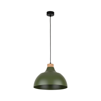 Zielona pojedyncza lampa wisząca do jadalni CAP 5665