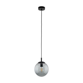 Lampa designerska do wnętrza grafitowy 15W 30cm ESME 5379